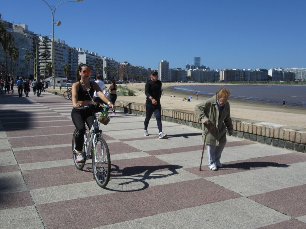 Rambla de Pocitos em Montevidéu